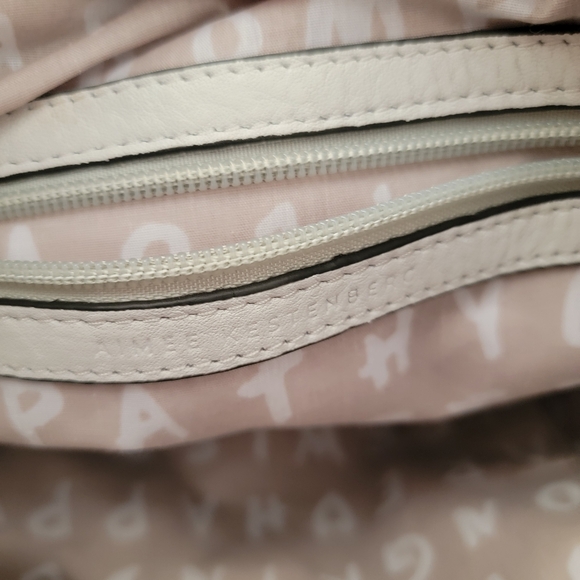 Aimee Kestenberg Eucalyptus Print Leather Convertible Hobo Crossbody Bag Purse - Picture 12 of 14